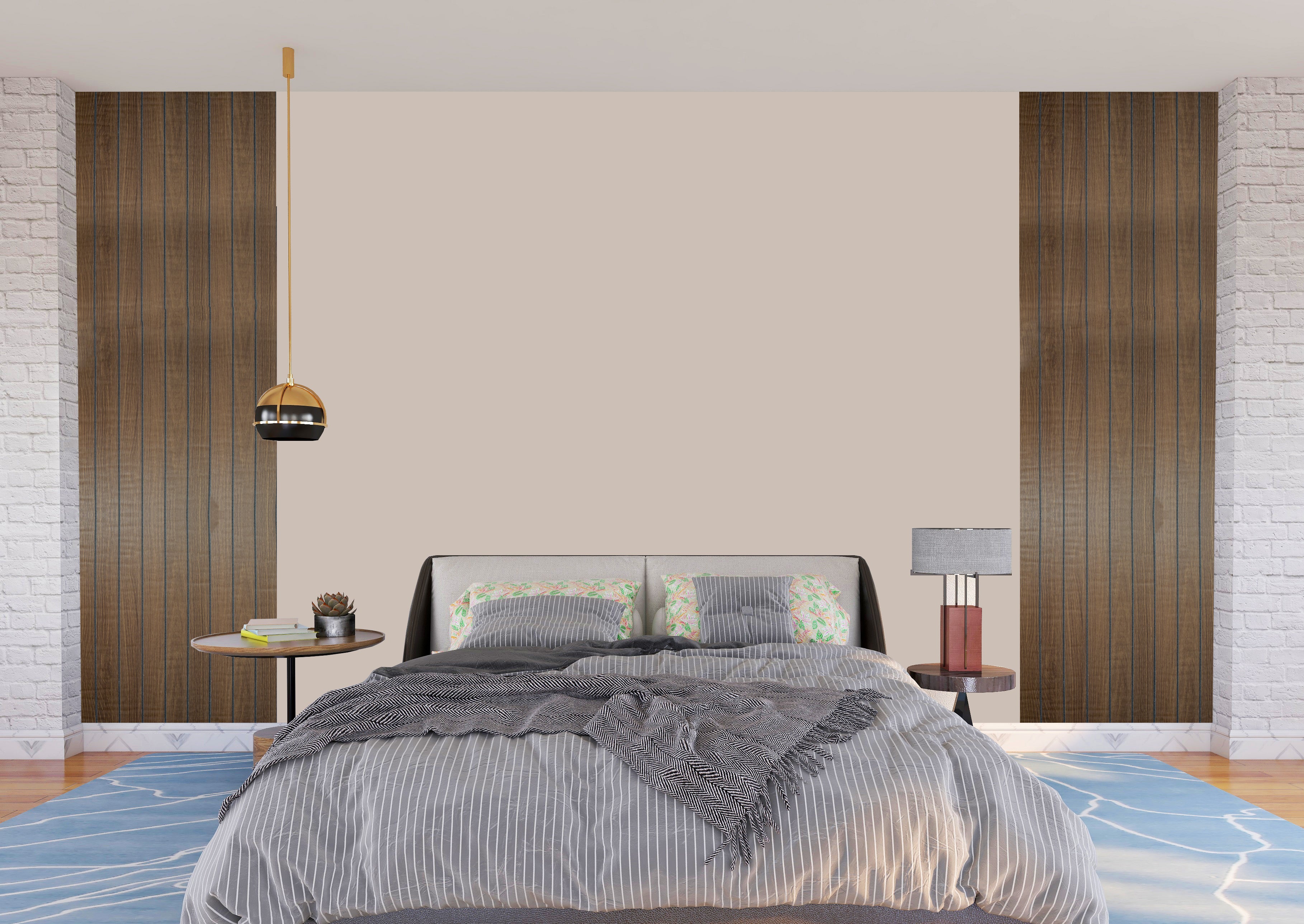 MAPER Wooden Fluted Louver Walnut YH-GSS14 4
