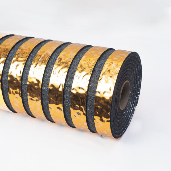 MAPER Fluted Louver Textured Gold Wallsticker