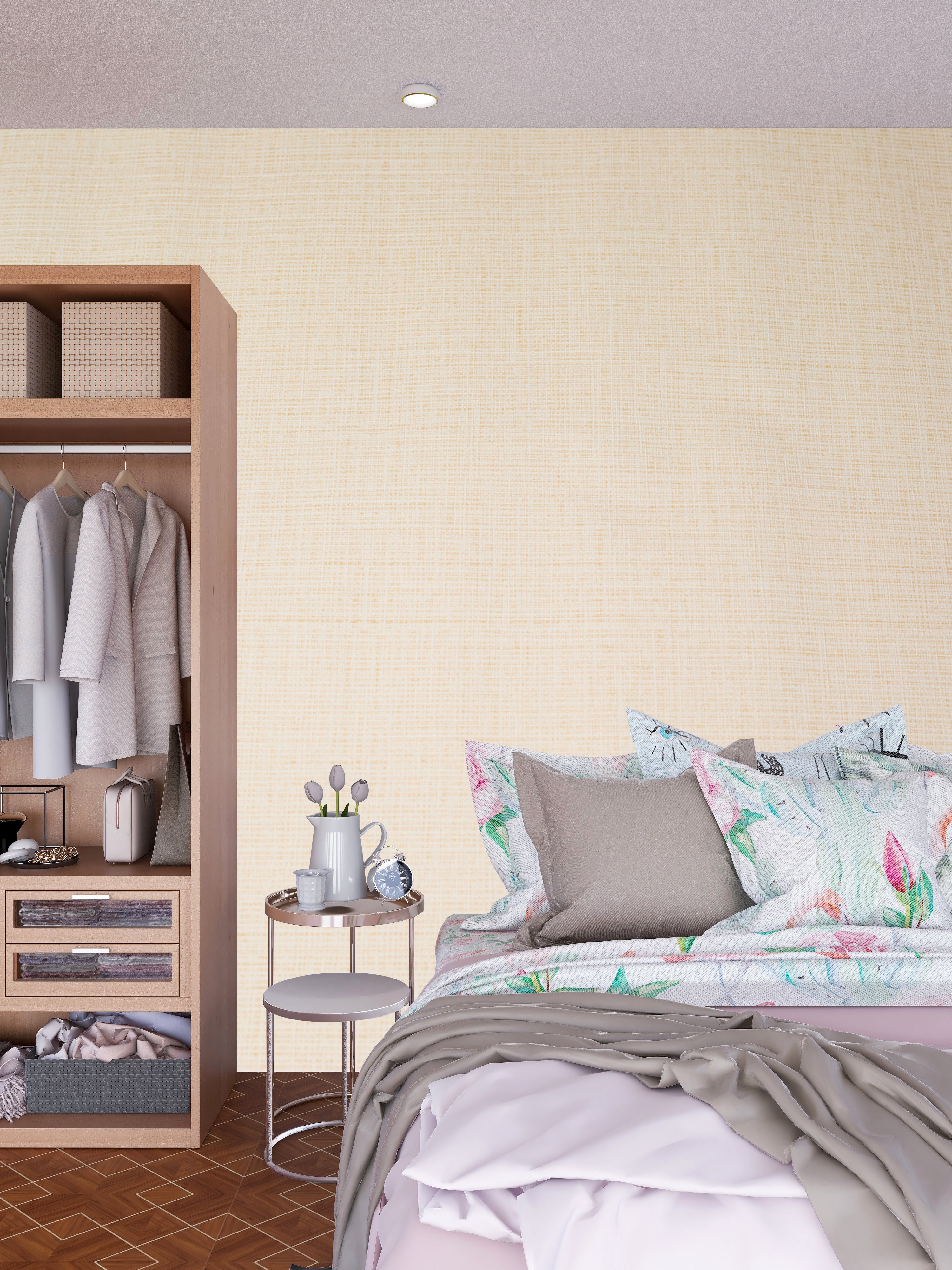 MAPER Linen Weave Champagne Cream 641102 4