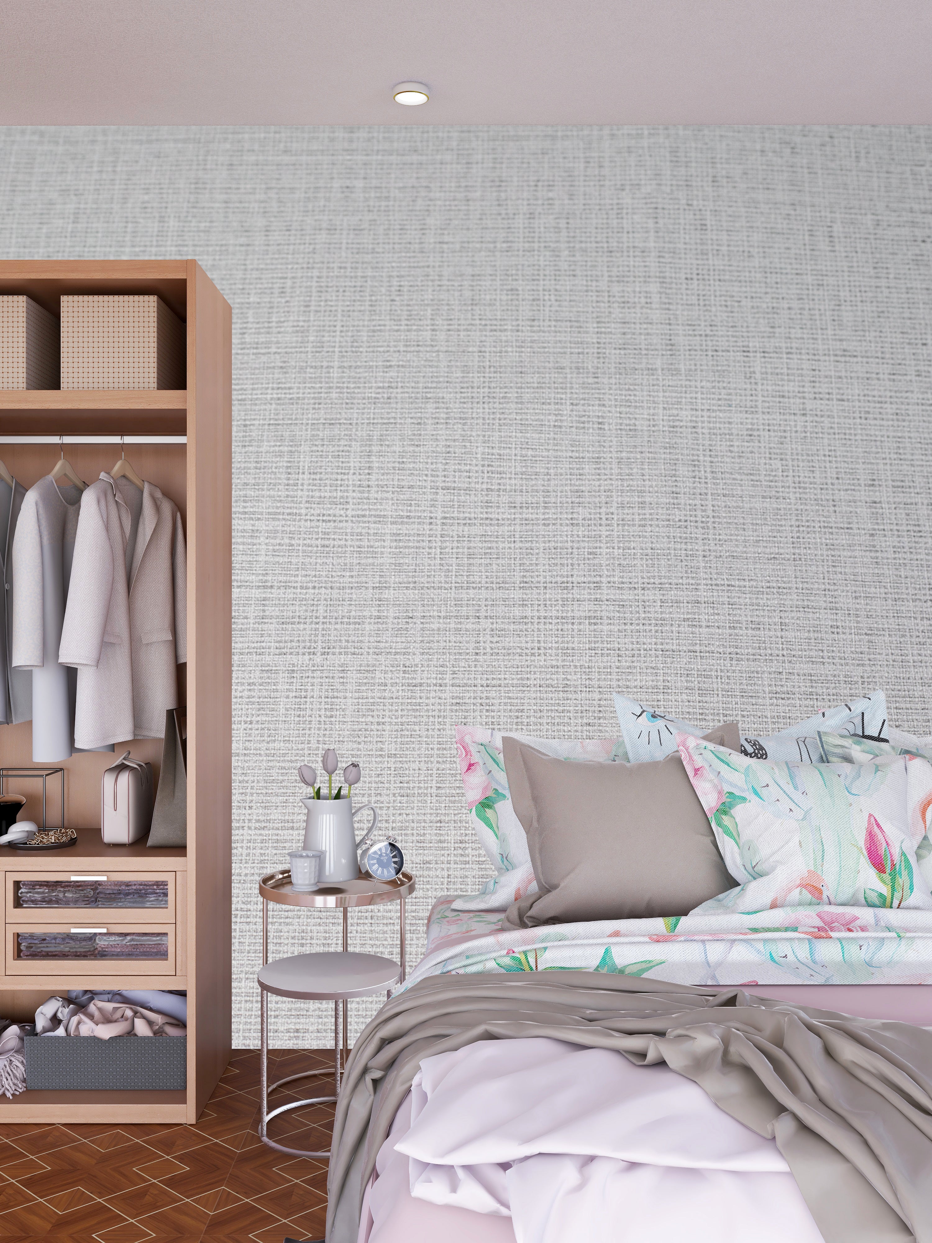 MAPER Linen Weave Light Grey 641104 4