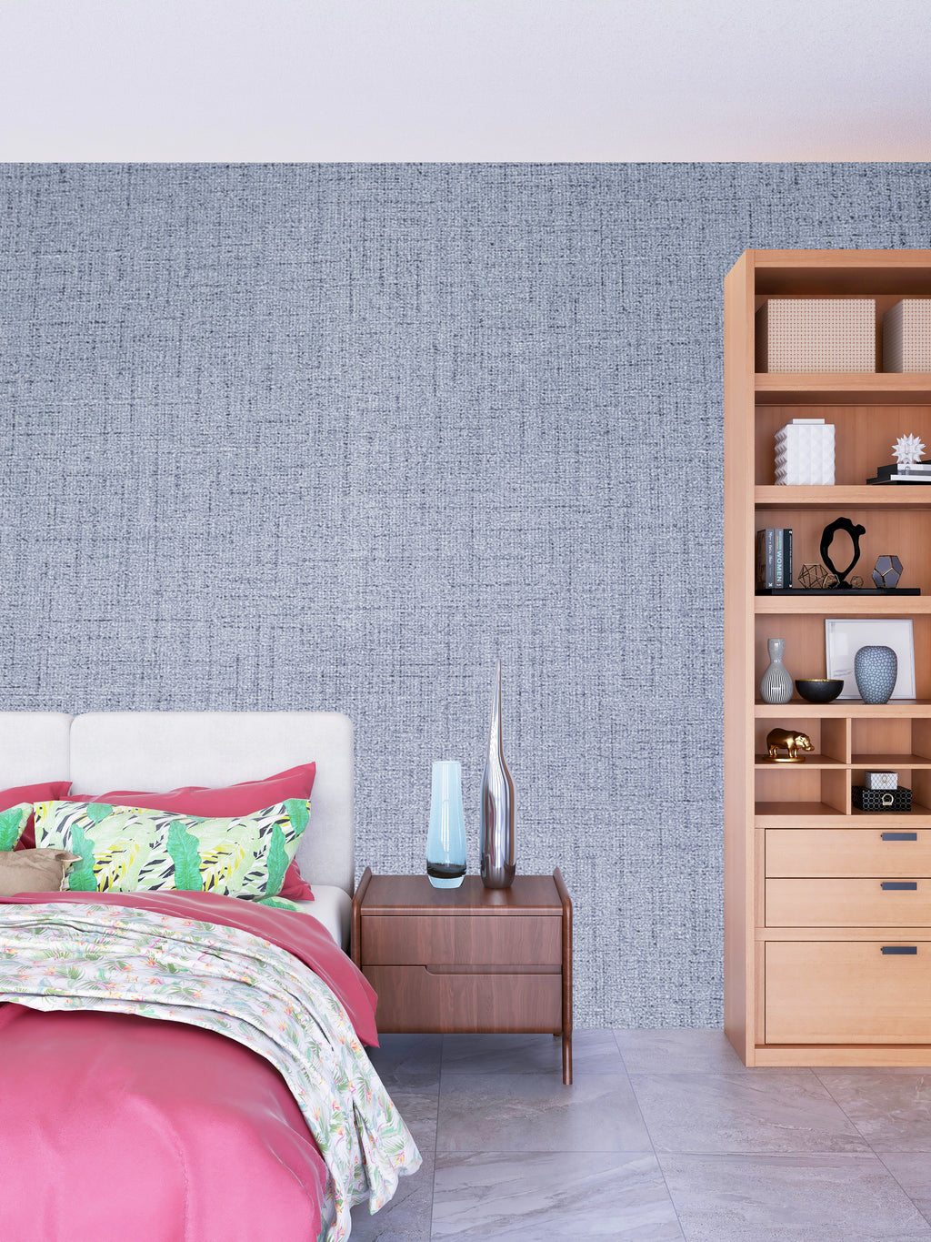 MAPER Silk Weave Blue Grey 641004 4