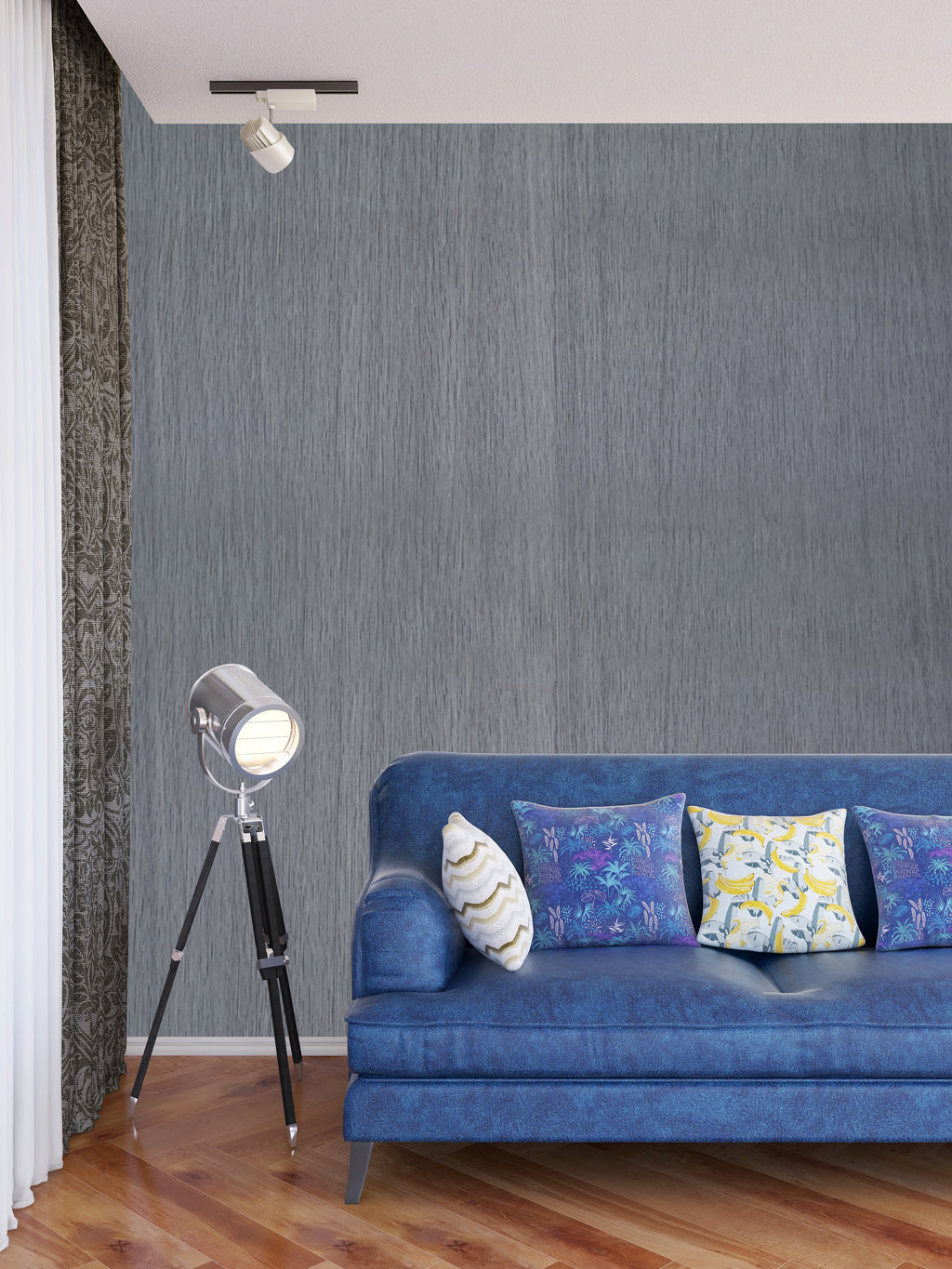 MAPER Wood Grain Graphite Grey YH-W-102 3