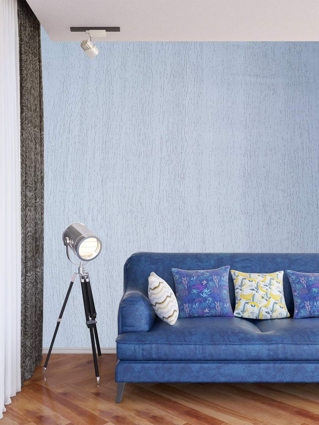 MAPER Wood Grain Powder Blue YH-W-101 3