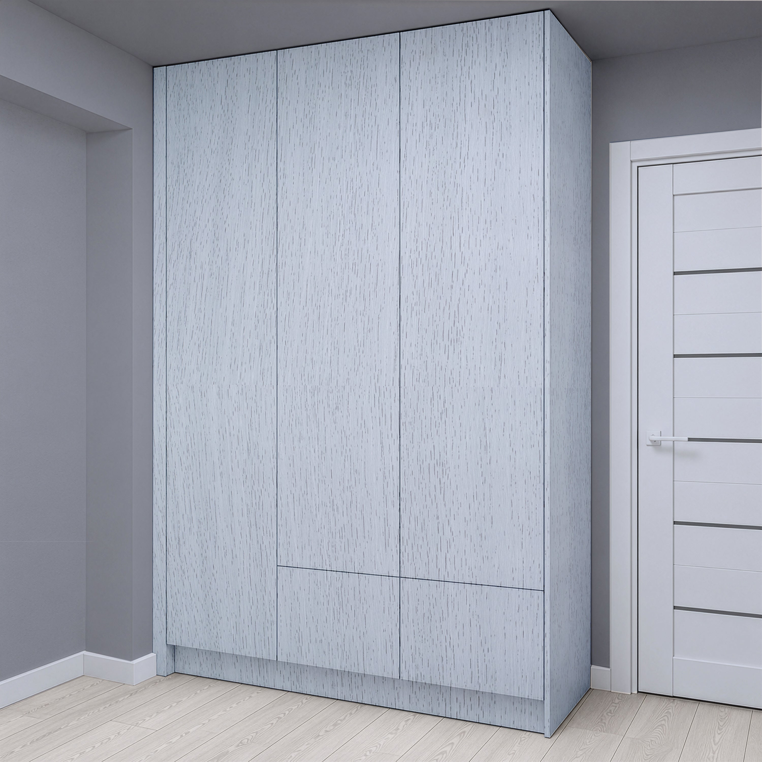 MAPER Wood Grain Powder Blue YH-W-101 4