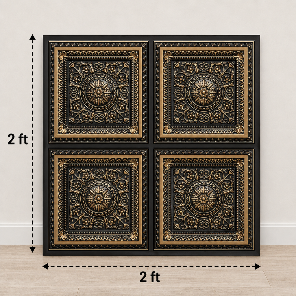 Maper Ganpati Backdrop Set — Antique Gold (Concept 2) 4